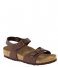 Birkenstock Sandalen Rio Kids narrow Easy Nubuck Mocha Birkenstock Sandalen Rio Kids narrow Easy Nubuck Mocha