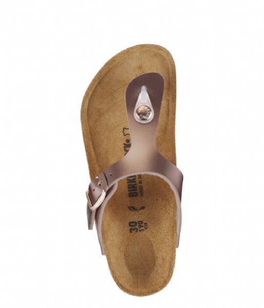 Birkenstock Slippers Gizeh Kids narrow Birko-Flor Metallic Copper Birkenstock Slippers Gizeh Kids narrow Birko-Flor Metallic Copper