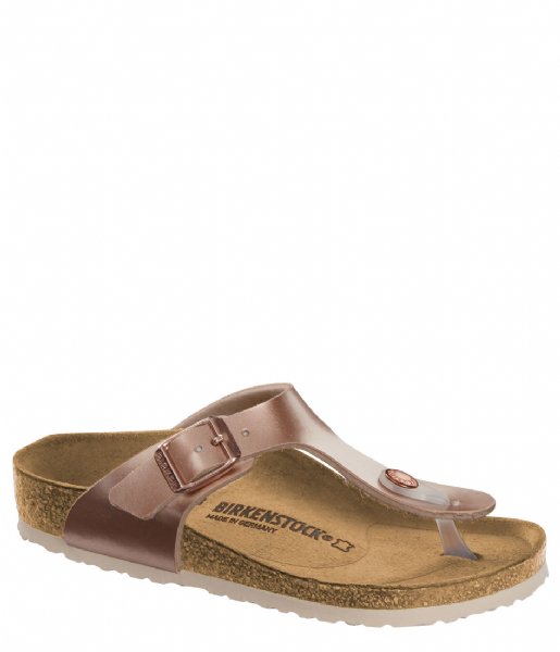 Birkenstock Slippers Gizeh Kids narrow Birko-Flor Metallic Copper Birkenstock Slippers Gizeh Kids narrow Birko-Flor Metallic Copper