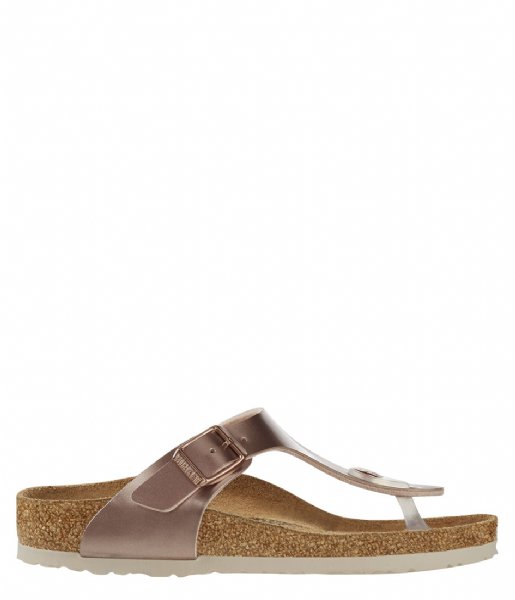 Birkenstock Slippers Gizeh Kids narrow Birko-Flor Metallic Copper Birkenstock Slippers Gizeh Kids narrow Birko-Flor Metallic Copper