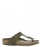 Birkenstock Slippers Gizeh Kids narrow Birko-Flor Desert soil green Birkenstock Slippers Gizeh Kids narrow Birko-Flor Desert soil green