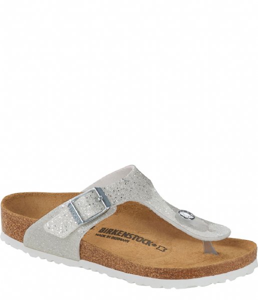 Birkenstock Slippers Gizeh Cosmic Sparkle White narrow Birko-Flor white Birkenstock Slippers Gizeh Cosmic Sparkle White narrow Birko-Flor white
