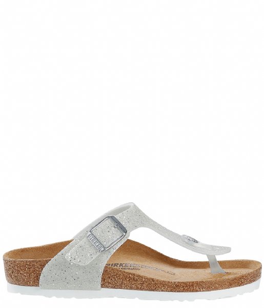 Birkenstock Slippers Gizeh Cosmic Sparkle White narrow Birko-Flor white Birkenstock Slippers Gizeh Cosmic Sparkle White narrow Birko-Flor white