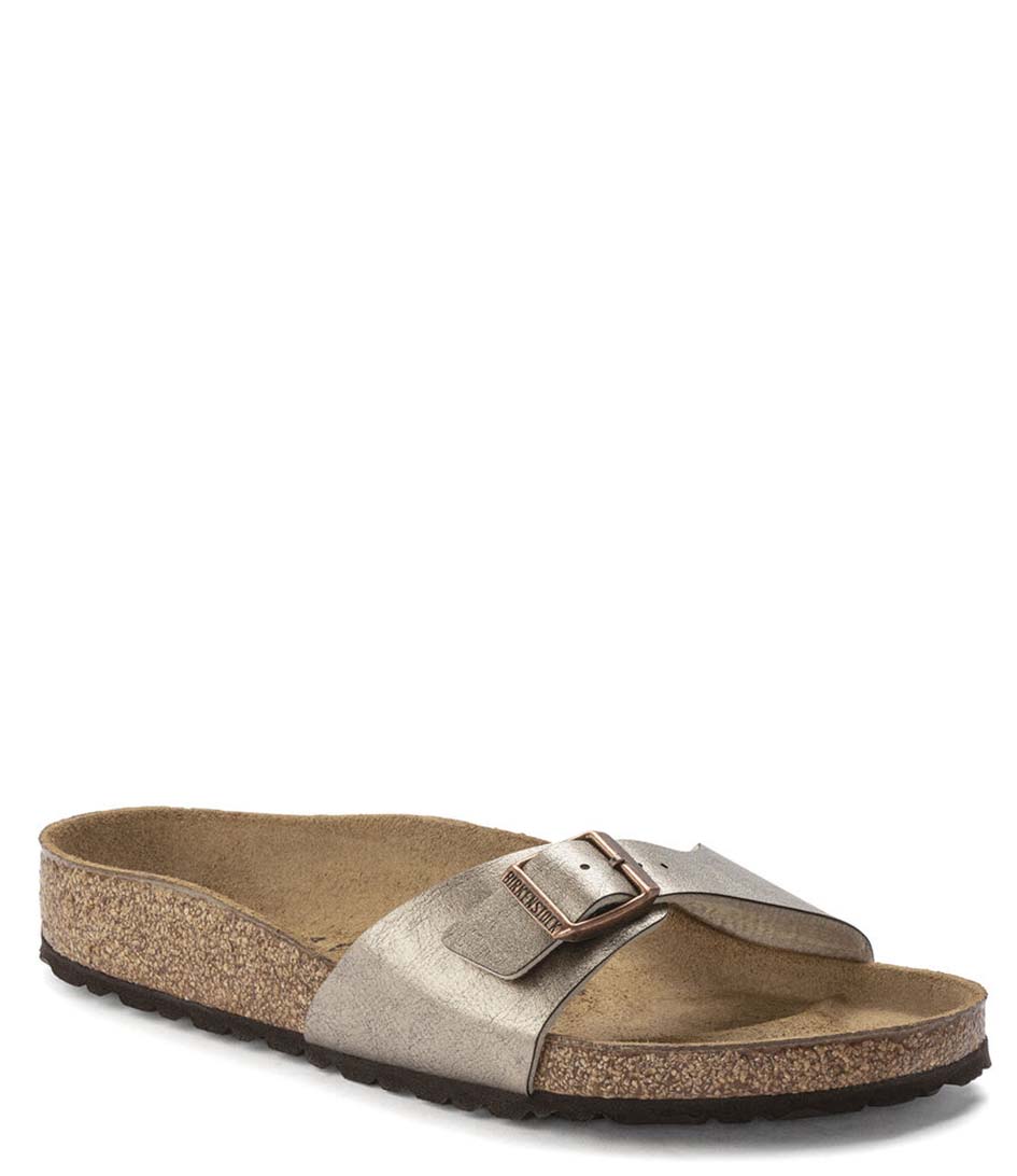 Slippers Madrid BF Graceful Narrow Taupe | The Little Green