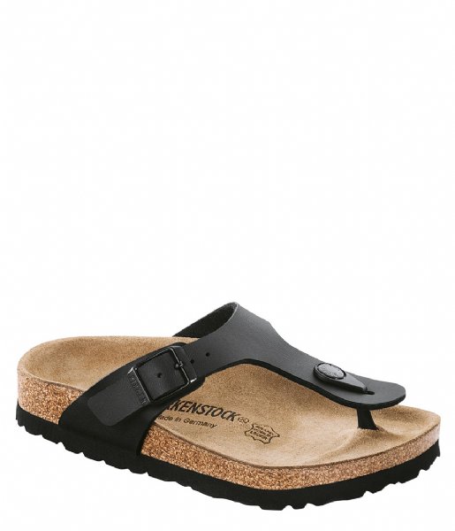 Birkenstock Slippers Gizeh Kids narrow Birko-Flor Black Birkenstock Slippers Gizeh Kids narrow Birko-Flor Black