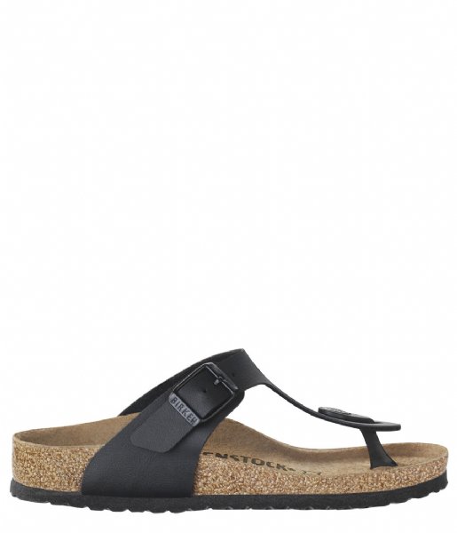 Birkenstock Slippers Gizeh Kids narrow Birko-Flor Black Birkenstock Slippers Gizeh Kids narrow Birko-Flor Black