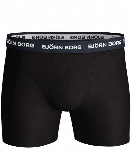 Bjorn Borg  Shorts Sammy Noos Contrast Solids Essential 3 Pack Black (90012)