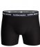 Bjorn Borg  Shorts Sammy Noos Contrast Solids Essential 3 Pack Black (90012)