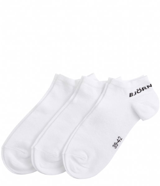 Bjorn Borg Sokken Sock Step Solid Essential 3 Pack White (11) Bjorn Borg Sokken Sock Step Solid Essential 3 Pack White (11)