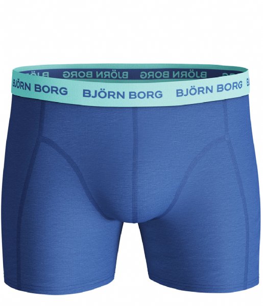 Bjorn Borg  Shorts Sammy Palmstripe 3 pack Blue Tint (70381)