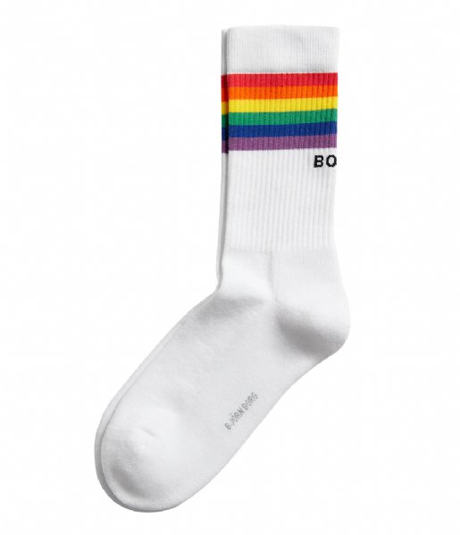Bjorn Borg  Pride Ankle CreSock Sock Brilliant White (00071)