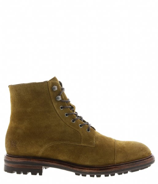 Blackstone  High Top Suede Boots Dull Gold