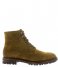 Blackstone  High Top Suede Boots Dull Gold