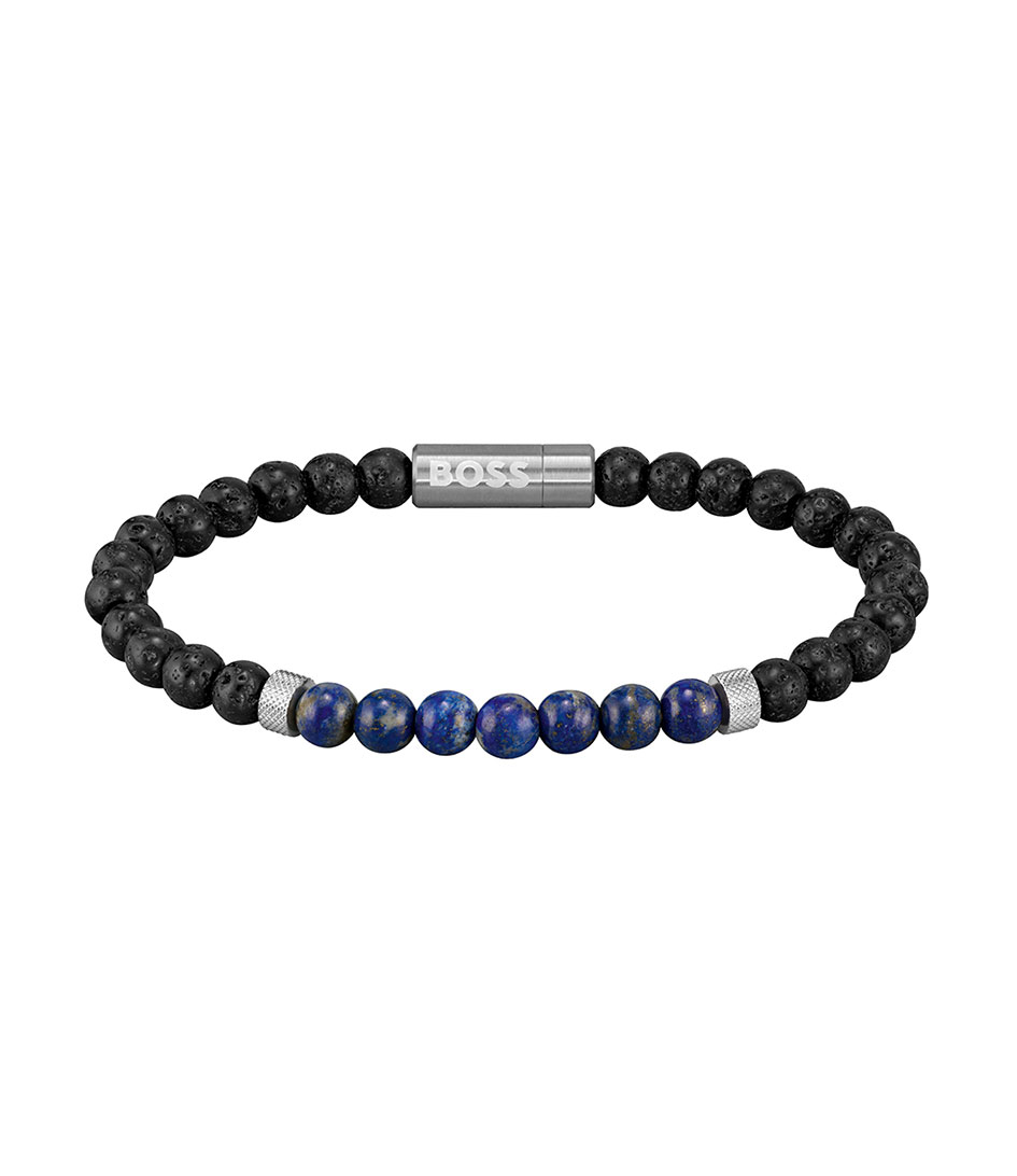 Boss Armband Mixed beads, 1580270, 1580271, 1580272 met tijgeroog of lapis lazuli, onyx en lavasteen online kopen