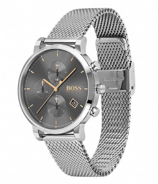 BOSS  Watch Integrity Silver colored