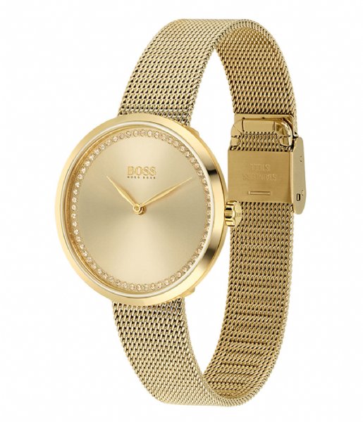 BOSS  Watch Praise Gold colored