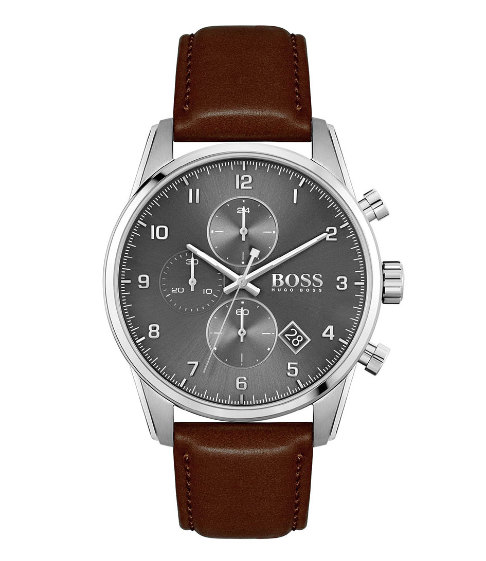 brown boss watch