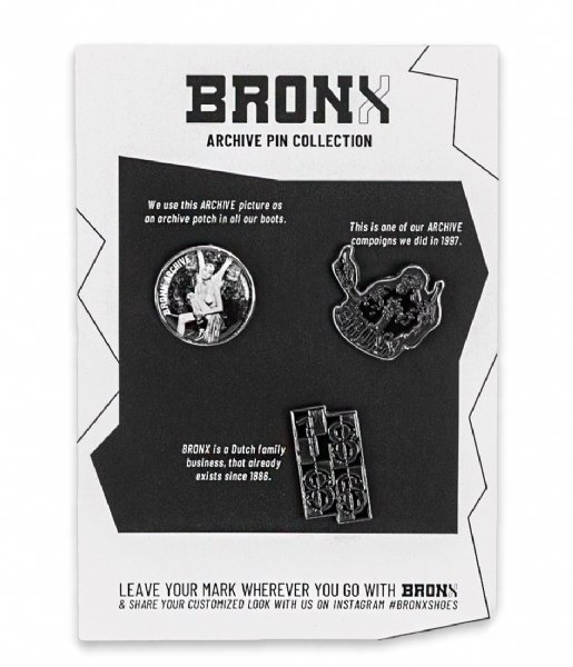 Bronx  Archive Pins No.1 Silver colored (A100)