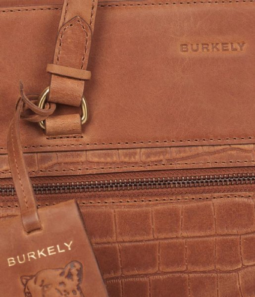 Burkely  Burkely Croco Cassy Workbag 15.6 Inch Cognac (24)