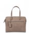 Burkely  Burkely Croco Cassy Workbag 15.6 Inch Pebble taupe (25)