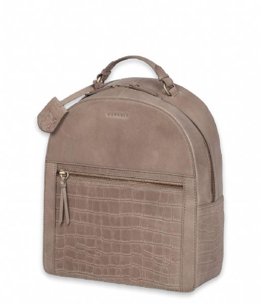 Burkely  Burkely Croco Cassy Backpack Pebble taupe (25)