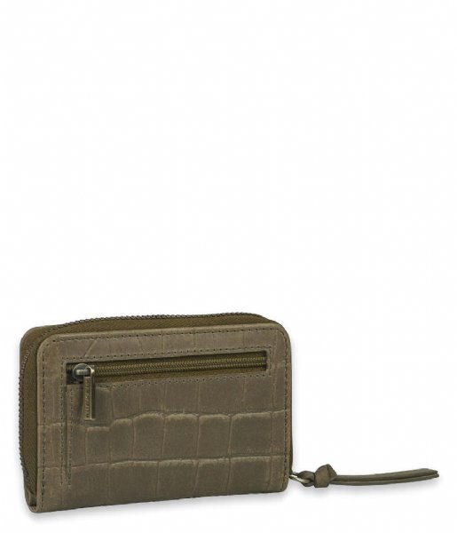 Burkely  Burkely Croco Cassy Wallet S Flap Golden green (71)