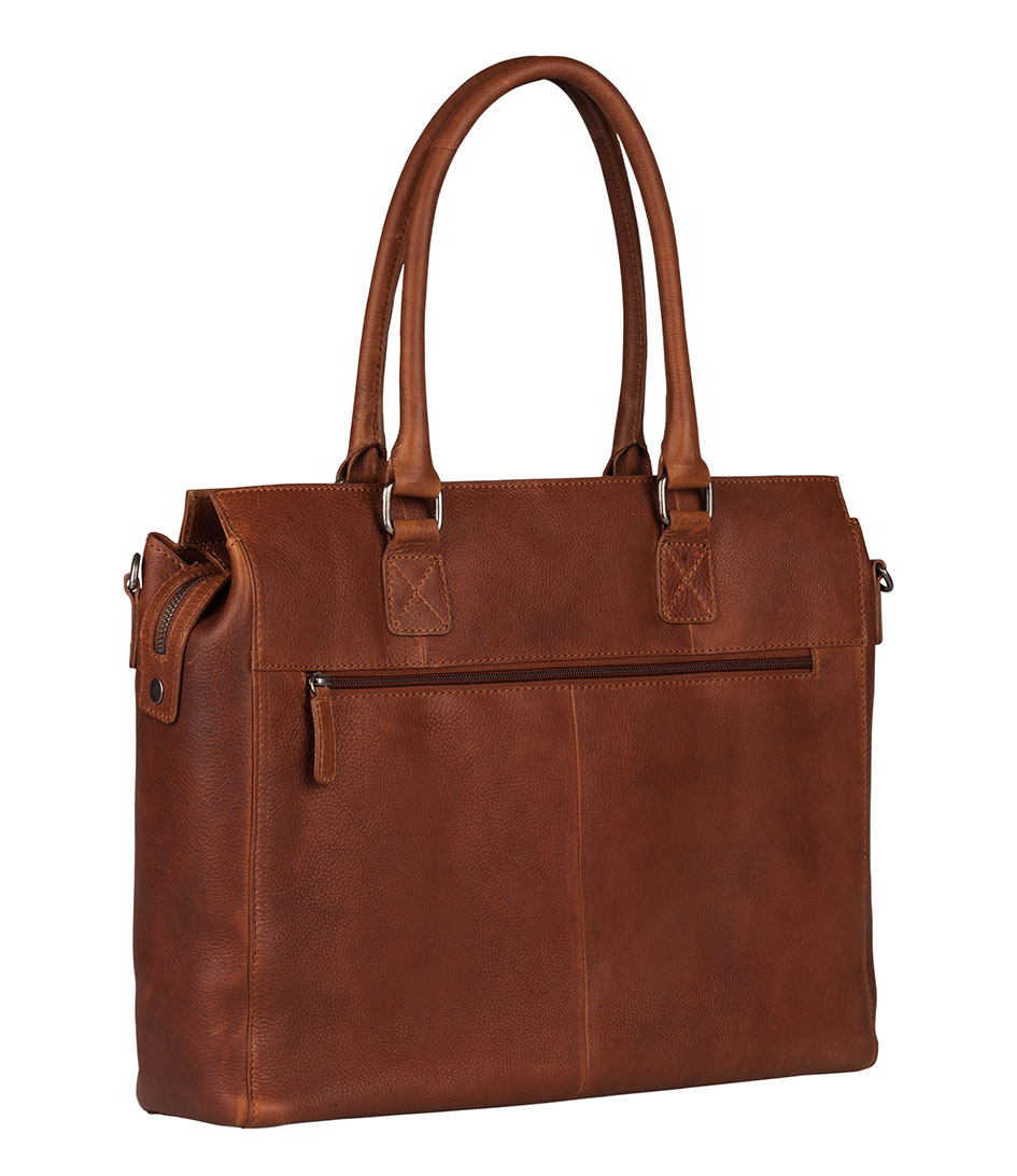 Burkely Laptop schoudertas Burkely Antique Avery Laptopbag 1Zip 15.6