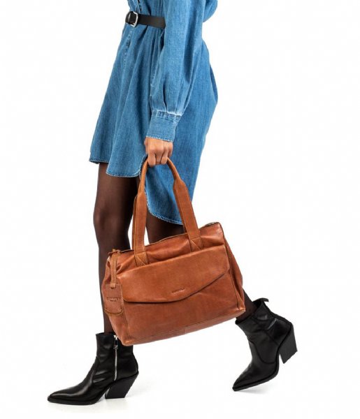 Burkely Handtas Burkely Just Jackie Handbag M Auburn Cognac (24) Burkely Handtas Burkely Just Jackie Handbag M Auburn Cognac (24)