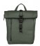 Burkely  Rain Riley Backpack Rolltop 14 Inch Oil Green (74)