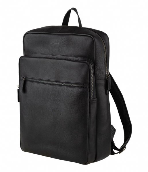 Burkely Laptop rugzak Antique Avery Backpack Zip 15.6 inch Zwart (10)