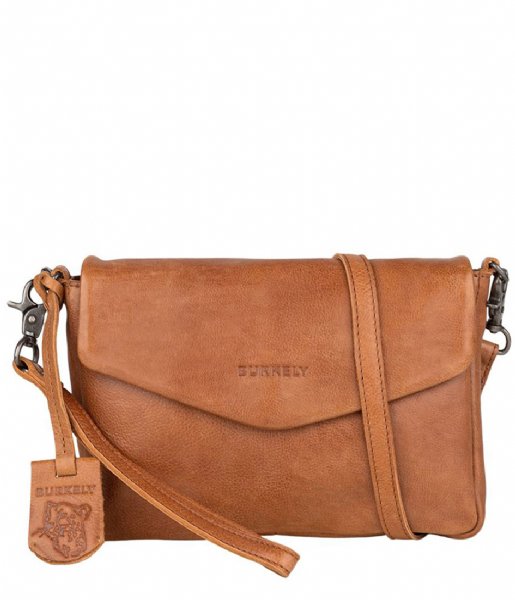 Burkely Crossbodytas Just Jackie Crossover Clutch Auburn Cognac (24) Burkely Crossbodytas Just Jackie Crossover Clutch Auburn Cognac (24)