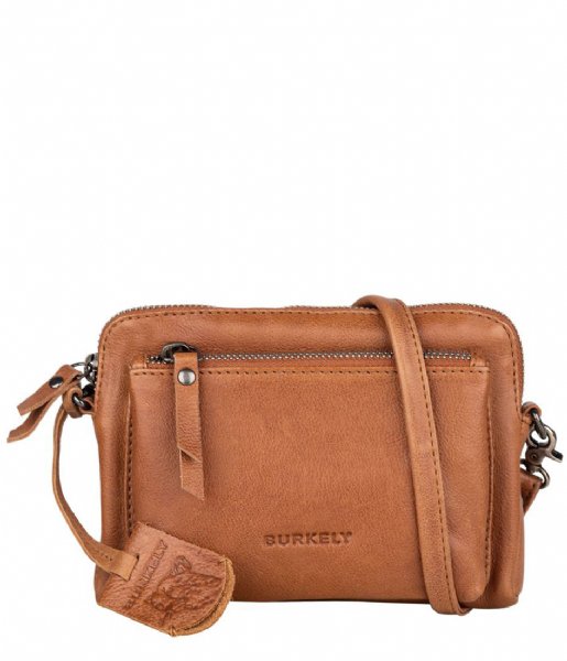 Burkely Clutch Just Jackie Minibag Auburn Cognac (24) Burkely Clutch Just Jackie Minibag Auburn Cognac (24)