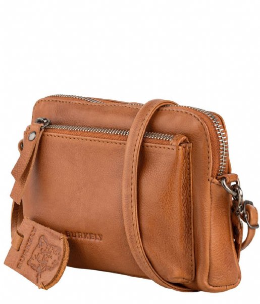 Burkely Clutch Just Jackie Minibag Auburn Cognac (24) Burkely Clutch Just Jackie Minibag Auburn Cognac (24)