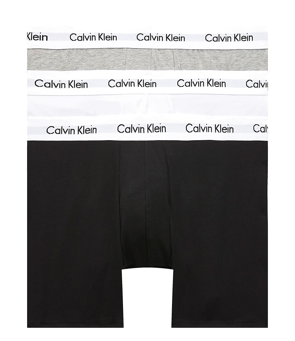 Calvin Klein Boxershorts 3P Boxer Brief 3-Pack Black white grey heather  (MP1)