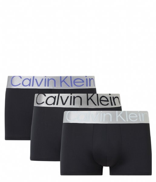 Calvin Klein  Low Rise Trunk 3PK B-Black Dark Lavender Zero Below (1EH)