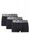Calvin KleinLow Rise Trunk 3-Pack Black (7V1)