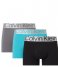 Calvin Klein  Trunk 3PK Black Grey Sky Island Turquoise (13C)