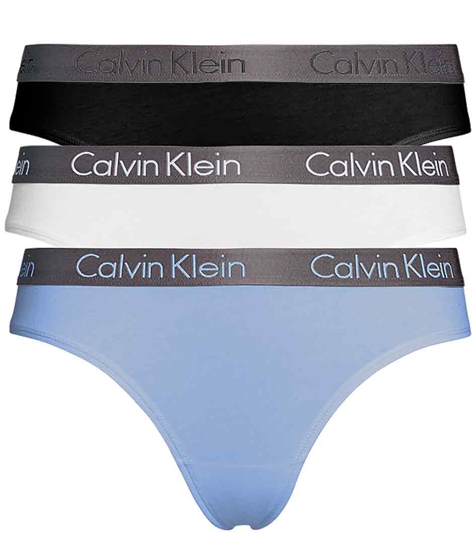 Calvin Klein Radiant Cotton string met logoband in 3 pack online kopen
