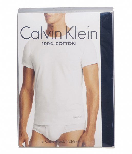 Calvin Klein  2P S/S Crew Neck 2-Pack Black (001)