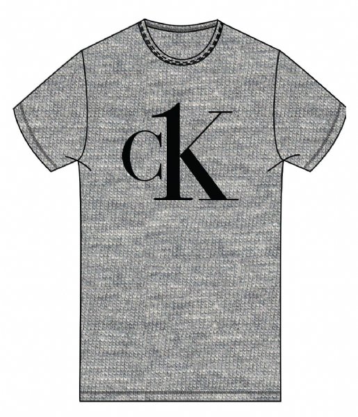 Calvin Klein T-shirt S/S Crew Neck Heather grey (YG4) Calvin Klein T-shirt S/S Crew Neck Heather grey (YG4)