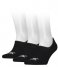 Calvin Klein Sokken Men Footie High Cut 3P Logo Black (001)