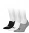 Calvin Klein Sokken Men Footie High Cut 3P Logo Mid Grey Melange (003)