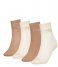 Calvin Klein Sokken Short Sock 4-Pack Tin Mesh Giftbox Brown Combo (002)