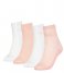 Calvin KleinShort Sock 4-Pack Tin Mesh Giftbox Pink Combo (003)