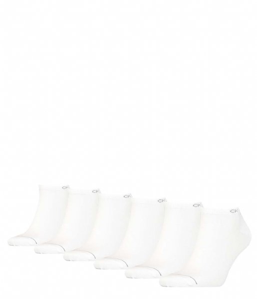 Calvin Klein Sokken Sneaker 6-Pack Thomas White (002)