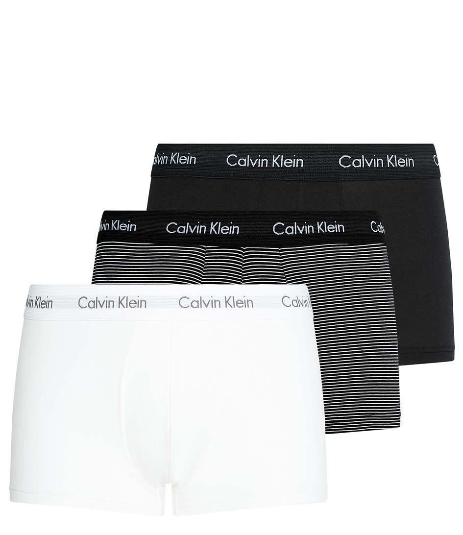 calvin klein 3p low rise trunk