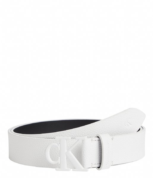 Calvin Klein  Mono Hardware Belt 3 Bright White (YAF)