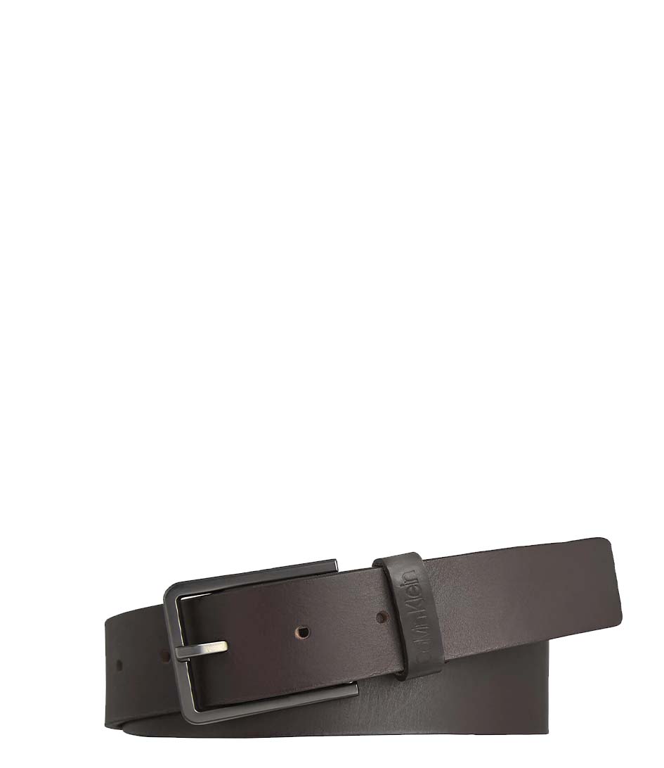 Calvin Klein Belt 35mm Essential Belt Dark Brown (GUE) | The Little Green  Bag