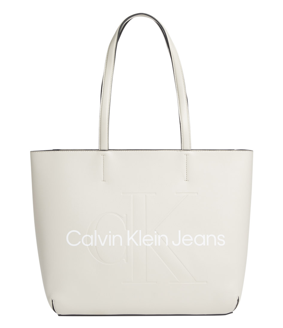 Calvin Klein Witte Sculpted Shopper29 Mono Shopper online kopen
