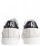 Calvin Klein  Classic Cupsole Leather Su Mono White Black (0K4)